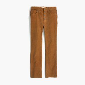 Madewell Cali Demi-Boot Jeans: Corduroy Edition